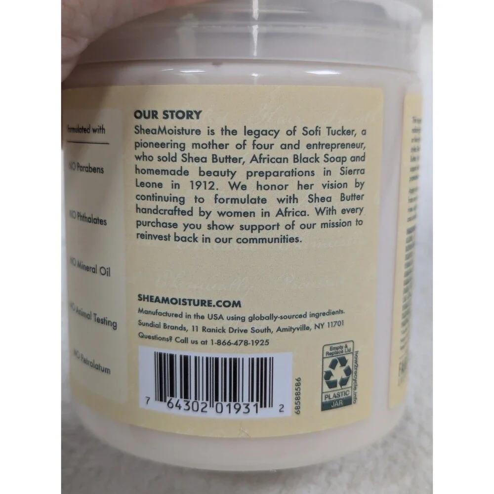 Shea Moisture Jamaican Black Castor Oil Smoothie Cream - 2 Pack